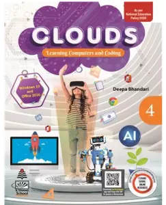 S Chand Clouds Learning Computers and Coding Book Class 4