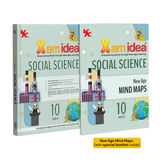 VK Globlal Xam idea Social Science Class 10 | CBSE 2026–27 | Mind Maps | NCERT & CBSE 2026 Questions