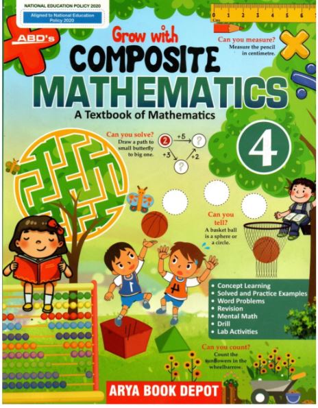 ABD Composite mathematics A Textbook of Mathematics Class 4