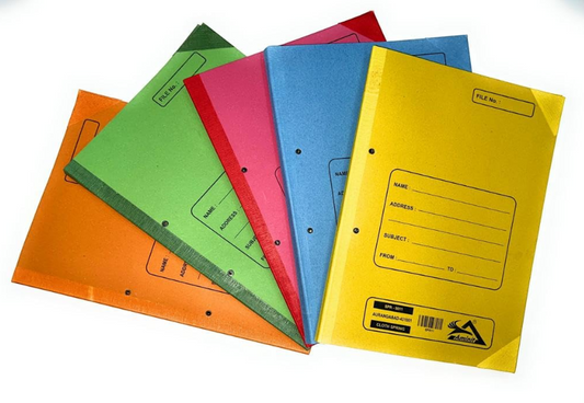 AMINIT Cobra Spring File, File folders for Office, Schools, Colleges and Home Documents,Office Files (Pack of 5) (Multicolor)