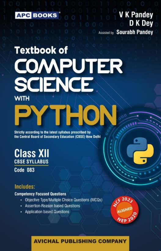APC Textbook Of Computer Science With Python Class 12
