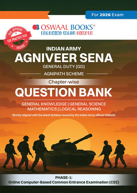 Indian Army Agniveer Sena GD | Agnipath Scheme | Chapter-wise Question Bank 2026 | GK, Science, Maths & Reasoning
