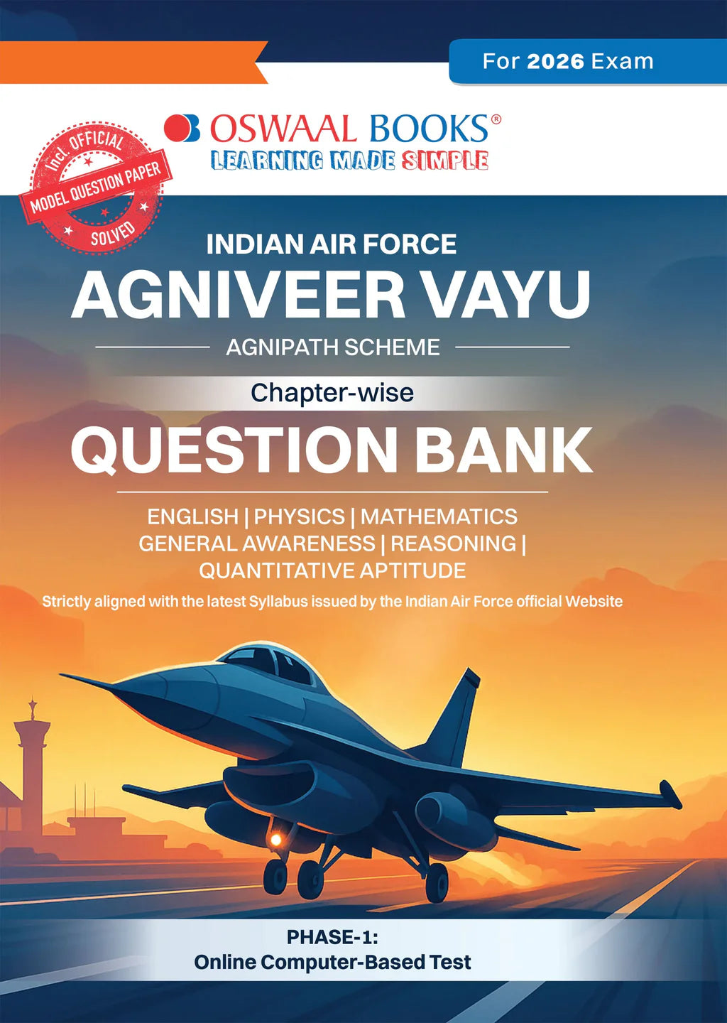 Indian Air Force Agniveer Vayu | Agnipath Scheme | Chapter-wise Question Bank 2026 | English, Physics, Maths, Reasoning, Aptitude & General Awareness
