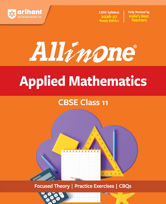 Arihant All in One Applied Mathematics Class 11 for CBSE Exam 2026-27