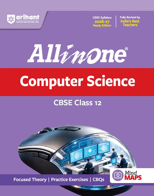 Arihant All in One Computer Science Class 12 for CBSE Exam 2026-27
