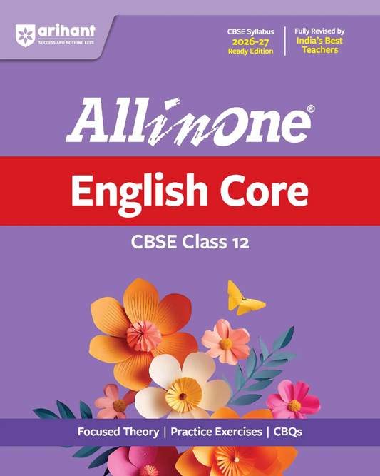 Arihant All in One English Core Class 12 for CBSE Exam 2026-27