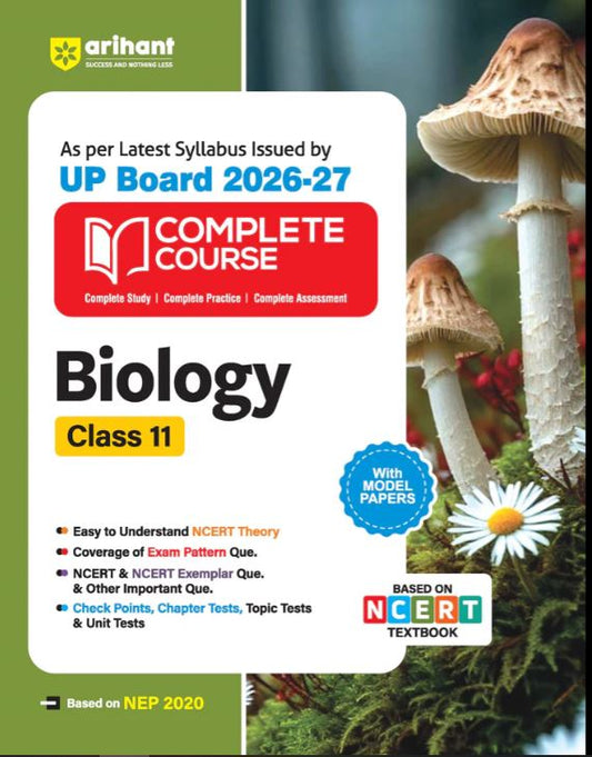 Arihant UP Board 2026-27 Complete Course Biology Class 11