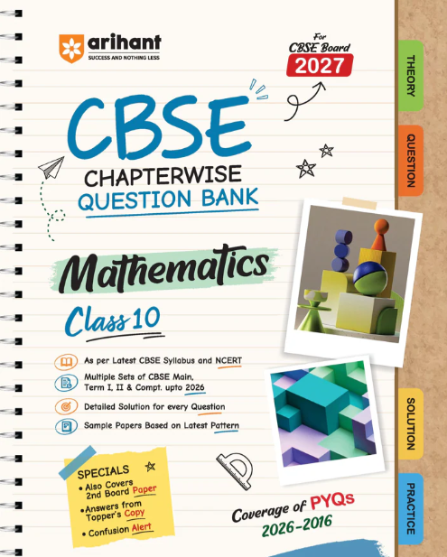 Arihant CBSE Mathematics Class 10 Chapterwise Question Bank for Board Exam 2027