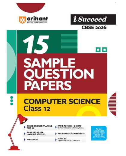 Arihant I succeed  sample Question papers  computer science class 12