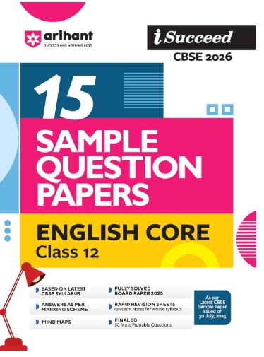 Arihant  I succeed sample Question  papers  English core class 12
