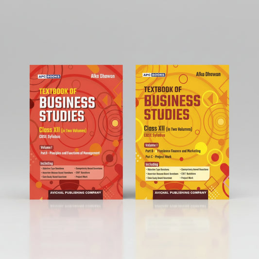 APC Textbook Of Business Studies class 12 Volume 1 & 2