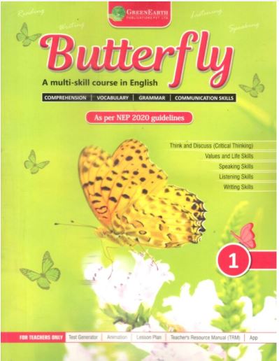 Green Earth Butterfly A Multiskill Course in English class 1