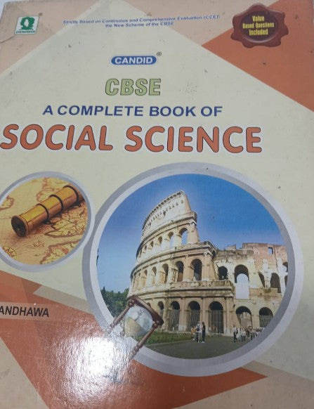 Candid CBSE A Complete Textbook of Social Science Class 10