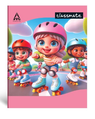 Classmate Notebook- Soft Cover, 124 Pages, 210x170mm, Single Line