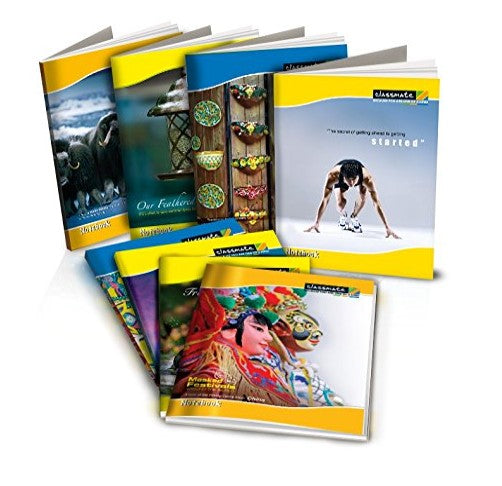 Classmate Notebook- Soft Cover, 64 Pages,  Single Line - Interleaf