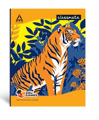 Classmate Notebook | 120 Pages | Single Line | Pack of 4 | Ruled Notebook for School Students