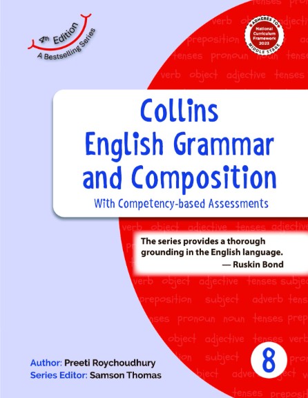Collins English Grammar And Composition Class 8
