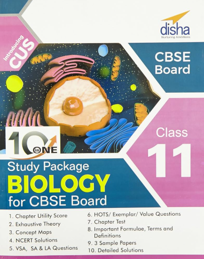 Disha 10 in One Study Package Biology for CBSE Board Class 11