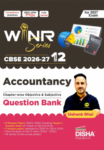 Disha WINR Accountancy Chapterwise Objective & Subjective Question Bank for Class 12 CBSE 2026-27