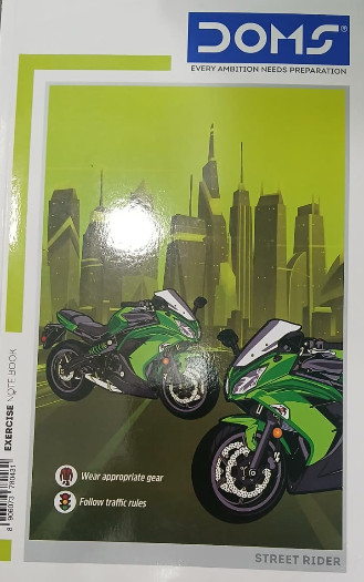 Doms Exercise Notebooks 400 Pages Single Line