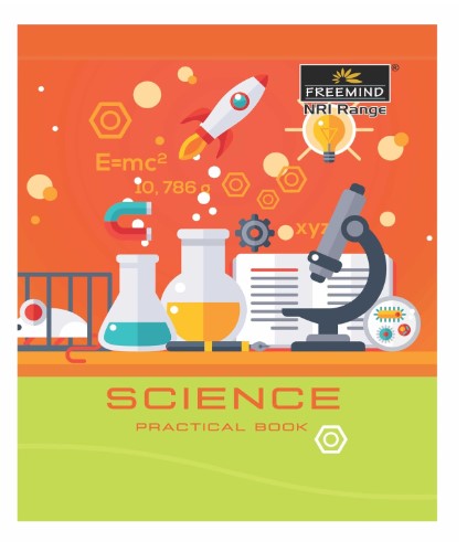 Freemind NRI Science Practical Notebook, Single Line/Blank, 100 Pages, Pack of 6