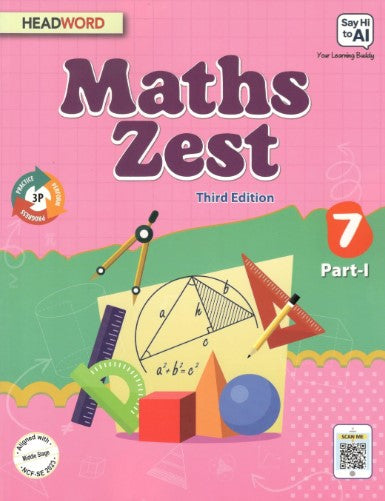 Headword Math Zest Third Edition Class 7 Part-1