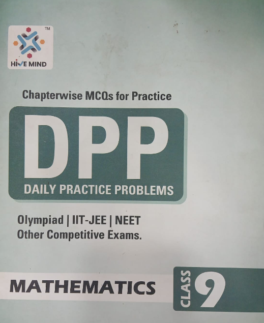 Hivemind Chapterwise MCQs for Practice DPP Olympiad | IIT-JEE | NEET Other Comptetive Exams Mathematics Class 9