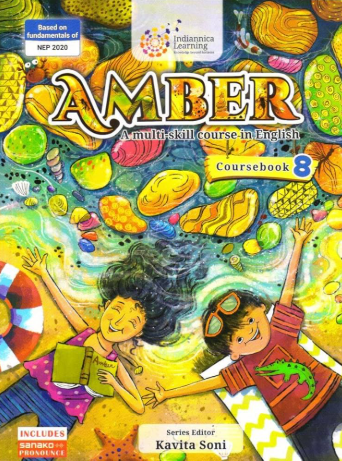 Indiannica Amber Multi Skill English Coursebook Class 8