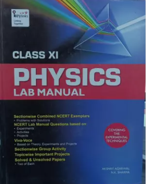 Keylinks Physics Lab Manual Class 11