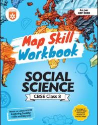 Arihant Map Skill Workbook Social Science CBSE class 8