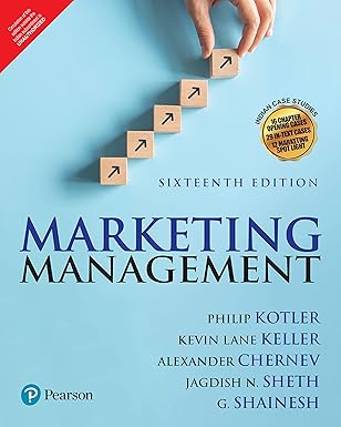 Marketing Management | 16th Edition | Pearson | Philip Kotler & Kevin Lane Keller
