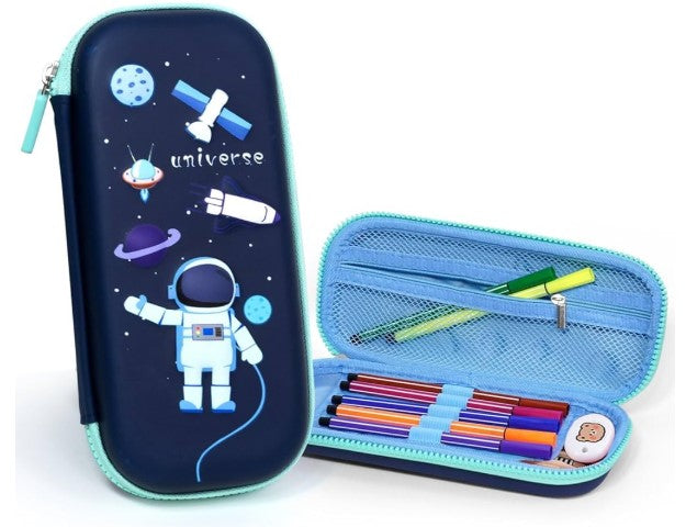 Okean 3D Cover Eva Space Astronaut Theme Pencil Case Large Capacity Pencil Pouch Bag Organizer for Students Kids Stylish Pen Holder Pouch Stationery Box
