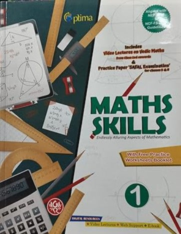 Optima Maths Skill with Practice Worksheets Class 1