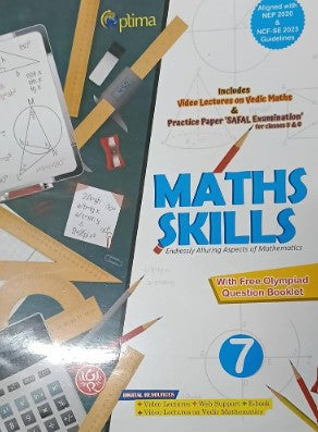 Optima Maths Skill with Practice Worksheets Class 7
