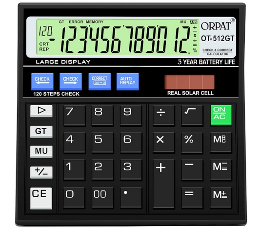 Orpat OT-512GT Calculator (Black)