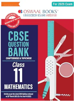 Oswaal CBSE Chapterwise & Topicwise Question Bank Mathemnatics Class 11