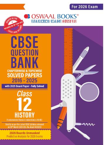 Oswaal Cbse Chapterwise Question Bank History class 12