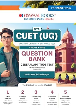 Oswaal NTA (UG) Chapterwise Question Bank General Aptitude Test Section III (Compulsory) for 2026 Exam