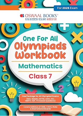 Oswaal One For All Olympiad Workbook Mathematics Class 7