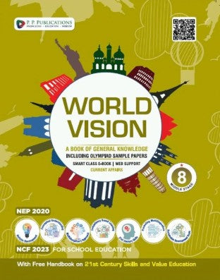 PP World Vision A Book of General Knowledge With Value Education Class 8