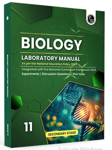 PW Biology Laboratory Manual class 11