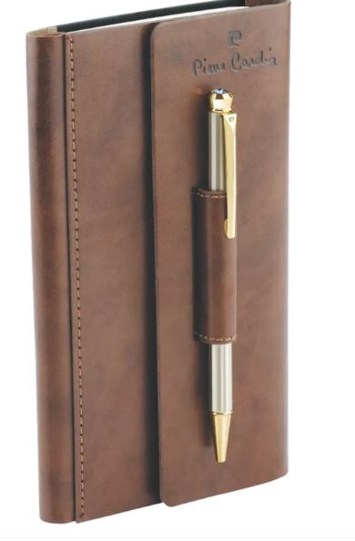 Pierre Cardin Elite Pen & Diary Gift Set (Brown)