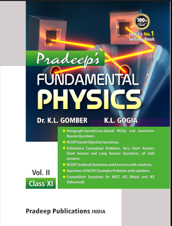 Pradeep's Fundamental Physics Class 11 Vol. II