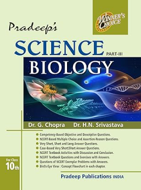 Pradeep's Science Biology Part- III Class 10 2025-26 Edition