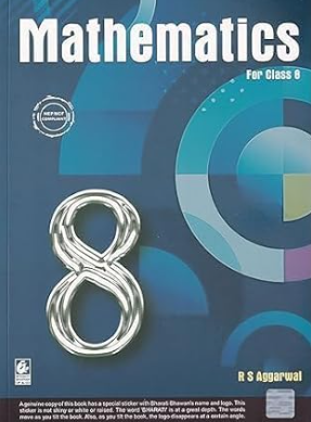 RS Aggrawal Mathematics Class 8