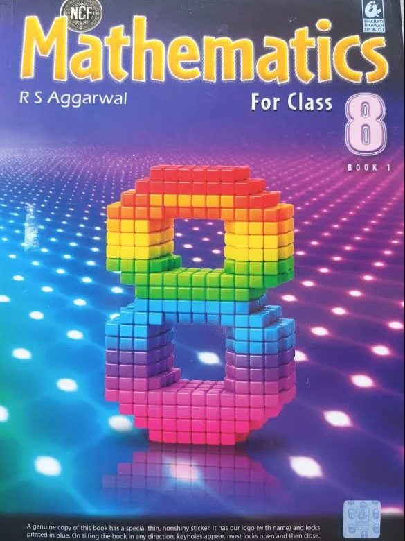 RS Aggrawal Mathematics Class 8 Part I