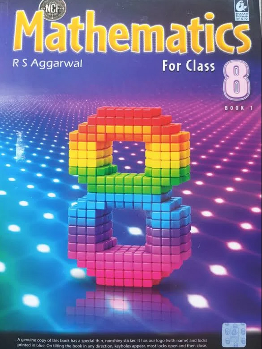 RS Aggrawal Mathematics Class 8 Part I