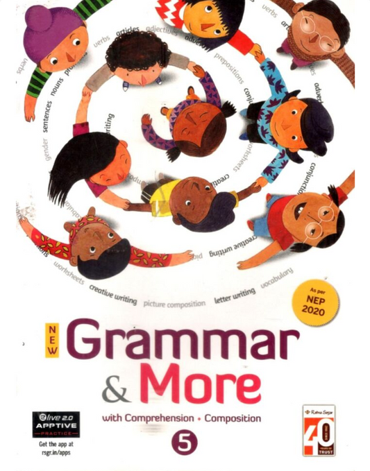 Ratna Sagar New Grammar & More With Comprehensive Composition Class 5