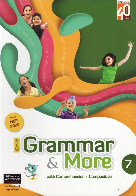 Ratna Sagar New Grammar & More With Comprehensive Composition Class 7