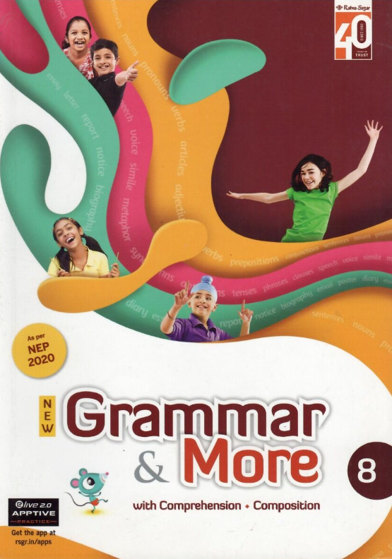 Ratna Sagar New Grammar & More With Comprehensive Composition Class 8
